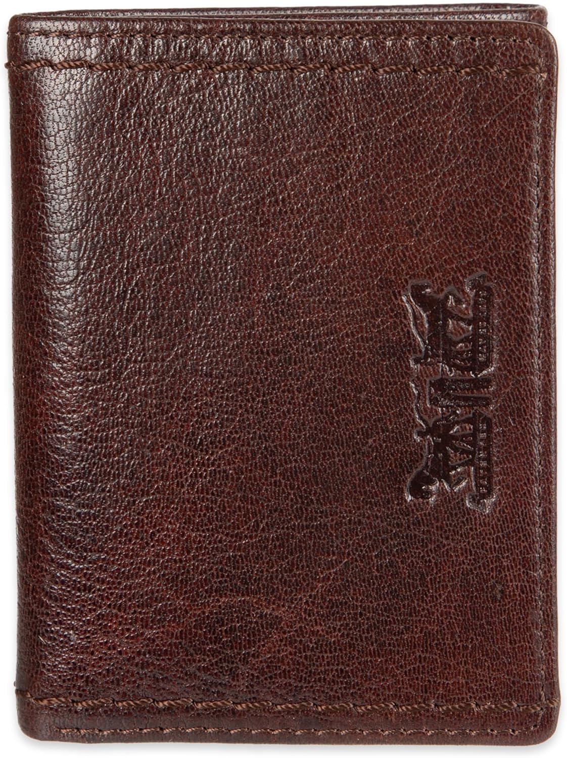 Мужской кошелек Levi's Trifold - изящный и тонкий, с окошком для удостоверения личности и держателем для кредитных карт, Brown Heavy Stitch
Мужской кошелек Levi's Trifold - изящный и тонкий, с окошком для удостоверения личности и держателем для кредитных карт, Brown Heavy Stitch