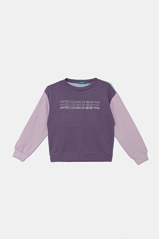 Детская хлопковая толстовка United Colors Of Benetton, фиолетовый
Детская хлопковая толстовка United Colors Of Benetton, фиолетовый