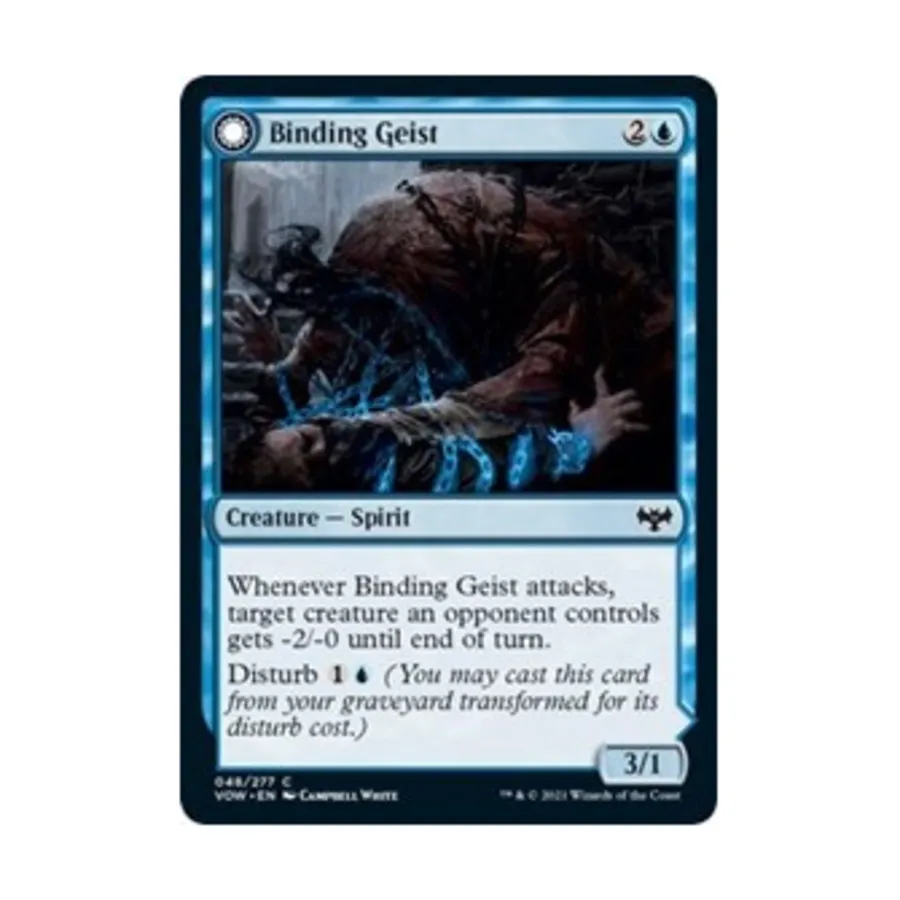 CCG Связывающий дух (С), MTG - Innistrad: Crimson Vow
CCG Связывающий дух (С), MTG - Innistrad: Crimson Vow