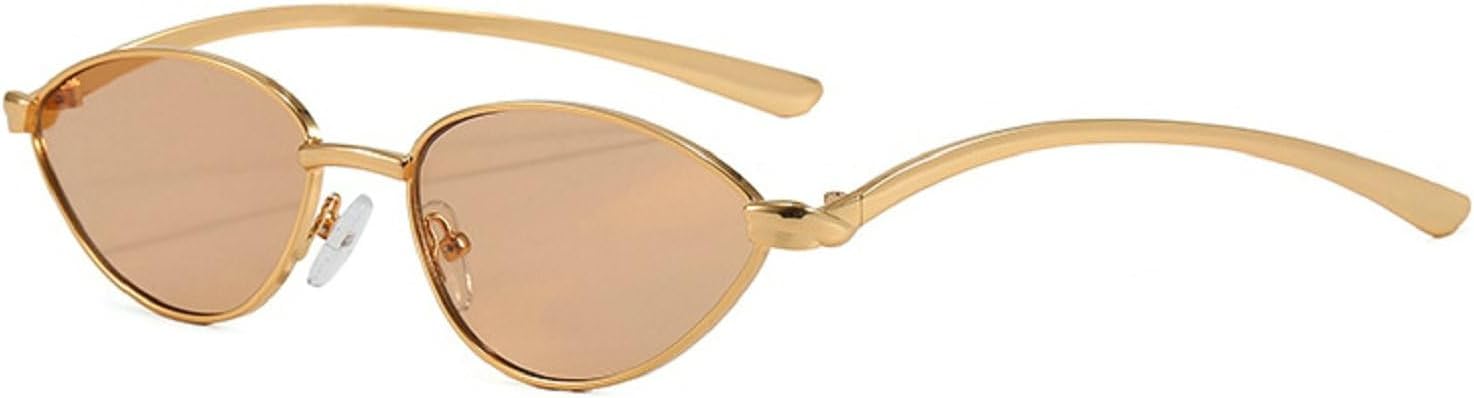 Женские солнцезащитные очки «кошачий глаз» в винтажном дизайнерском стиле с золотой металлической оправой, солнцезащитные очки для женщин с защитой от УФ-излучения UV400 mincl, Tea
Женские солнцезащитные очки «кошачий глаз» в винтажном дизайнерском стиле с золотой металлической оправой, солнцезащитные очки для женщин с защитой от УФ-излучения UV400 mincl, Tea