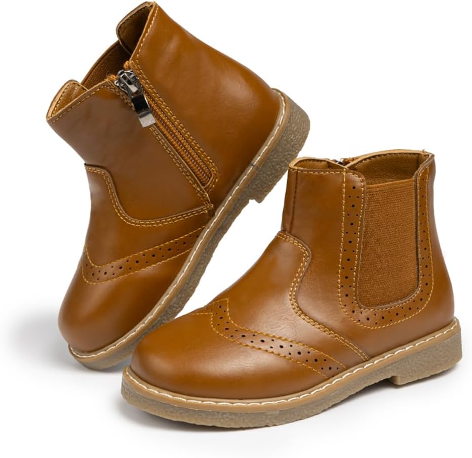 Ботинки для малышей Miamooi для девочек и мальчиков, водонепроницаемые уличные ботинки Челси на осень, кожаные, удобные (для малышей/маленьких детей), B20/Brown
Ботинки для малышей Miamooi для девочек и мальчиков, водонепроницаемые уличные ботинки Челси на осень, кожаные, удобные (для малышей/маленьких детей), B20/Brown