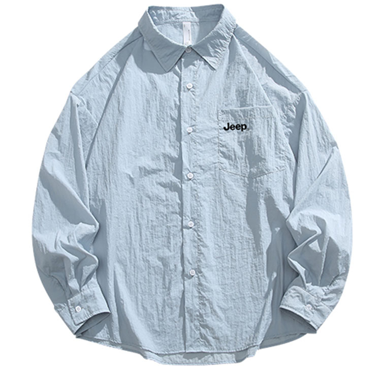 Рубашка унисекс Jeep, светло-голубой
Рубашка унисекс Jeep, светло-голубой