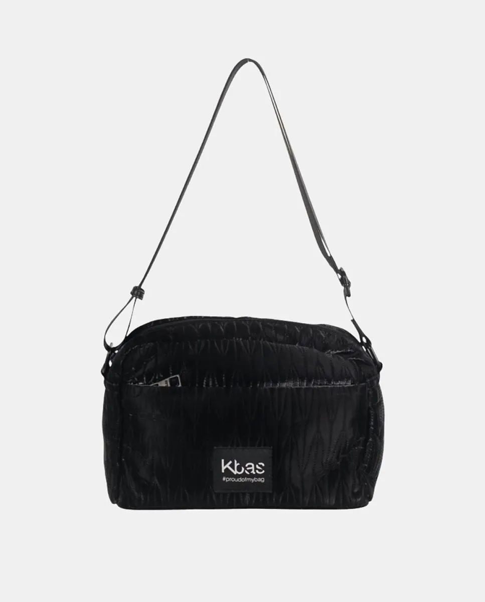 Маленькая нейлоновая сумка-бандо с молнией Kbas, черный
Маленькая нейлоновая сумка-бандо с молнией Kbas, черный