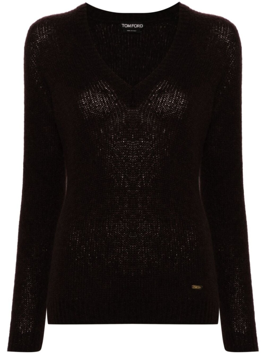 TOM FORD джемпер с V-образным вырезом и длинными рукавами, коричневый
TOM FORD джемпер с V-образным вырезом и длинными рукавами, коричневый