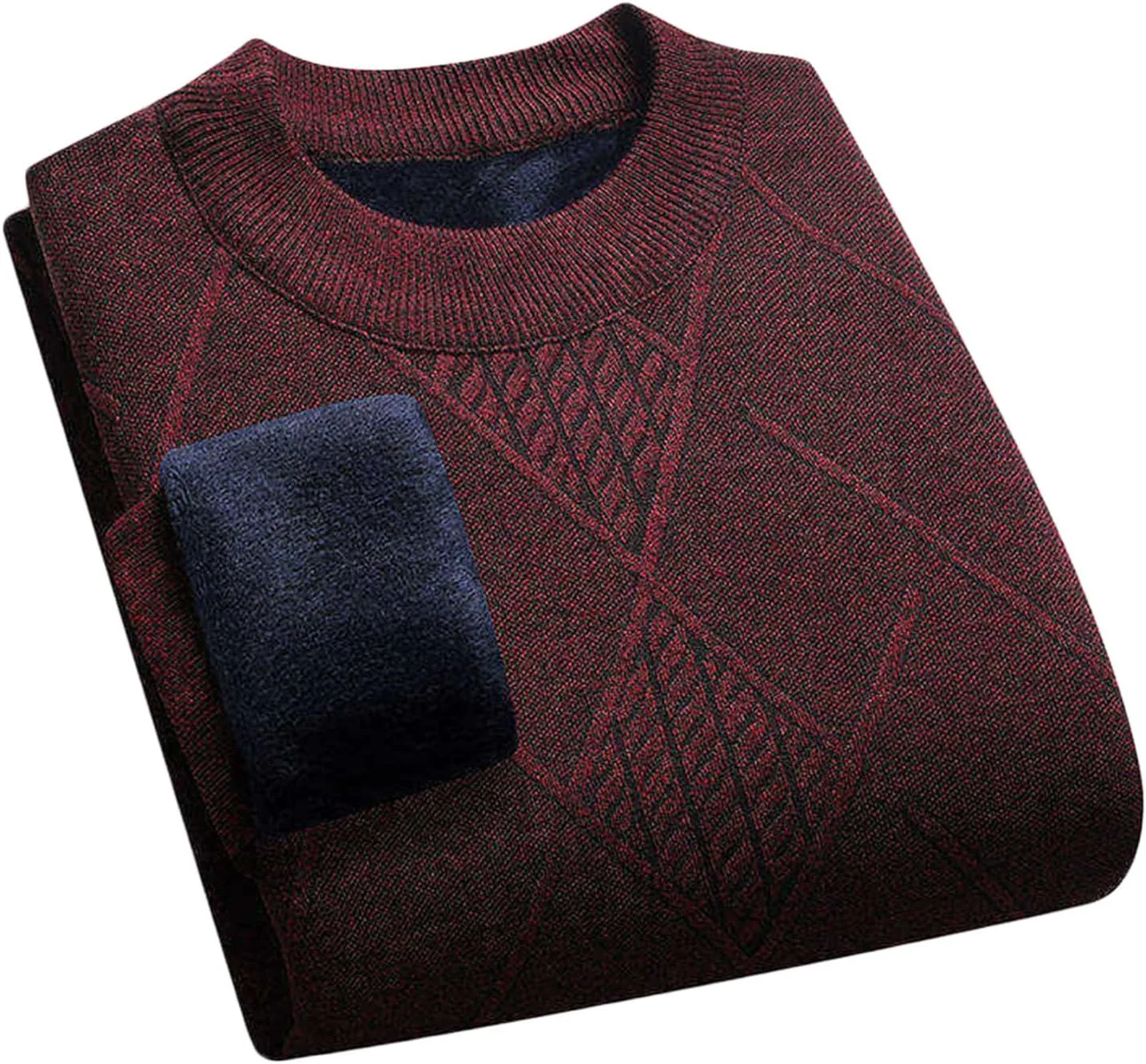 Мужской свитер с подкладкой из флиса Sherpa, утепленный, с длинным рукавом
Мужской свитер с подкладкой из флиса Sherpa, утепленный, с длинным рукавом