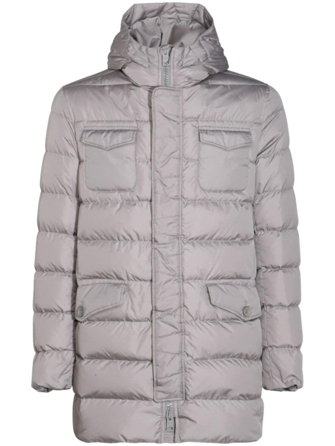 Утепленное пальто с капюшоном Herno, серый
Утепленное пальто с капюшоном Herno, серый