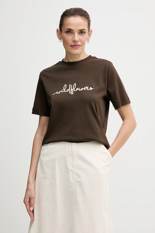 Хлопковая футболка United Colors Of Benetton, коричневый
Хлопковая футболка United Colors Of Benetton, коричневый