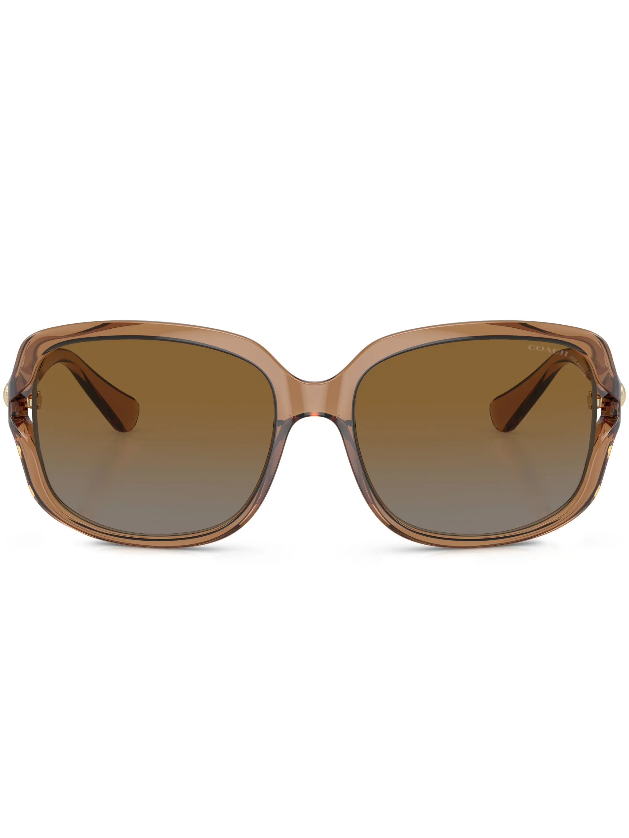 Солнцезащитные очки с заклепками Coach, коричневый
Солнцезащитные очки с заклепками Coach, коричневый