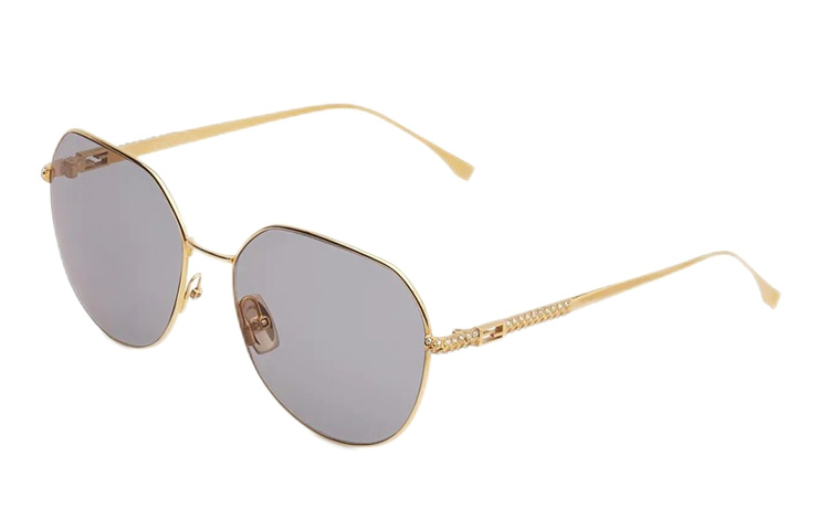 FENDI Унисекс круглые солнцезащитные очки из сплава, Gray
FENDI Унисекс круглые солнцезащитные очки из сплава, Gray