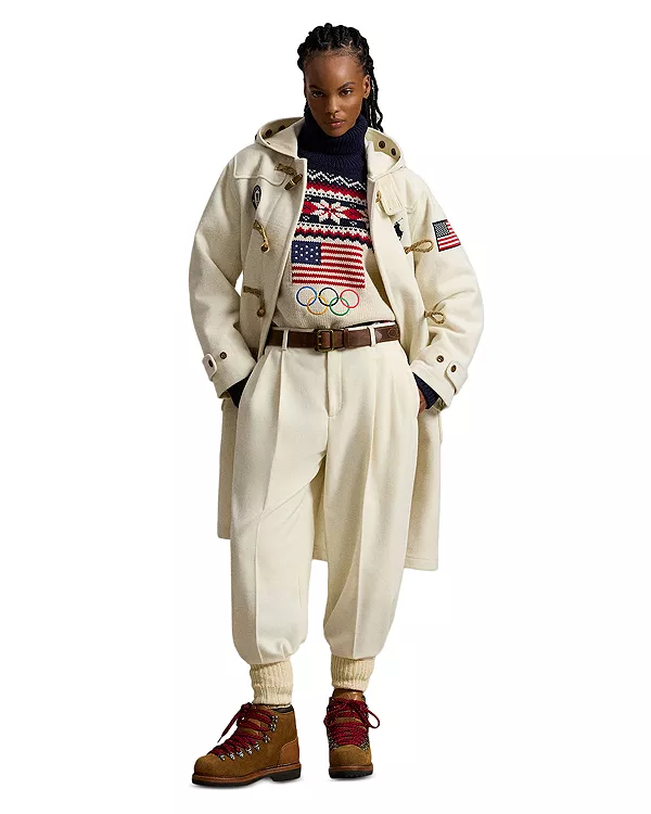 Пальто сборной США на церемонии открытия Ralph Lauren, белый
Пальто сборной США на церемонии открытия Ralph Lauren, белый