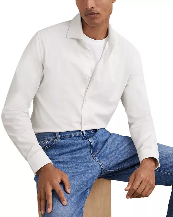 Рубашка Велма из тонкого вельвета на пуговицах Reiss, белый
Рубашка Велма из тонкого вельвета на пуговицах Reiss, белый