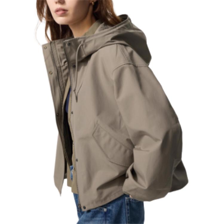 Короткое пальто женское UNIQLO, хаки
Короткое пальто женское UNIQLO, хаки