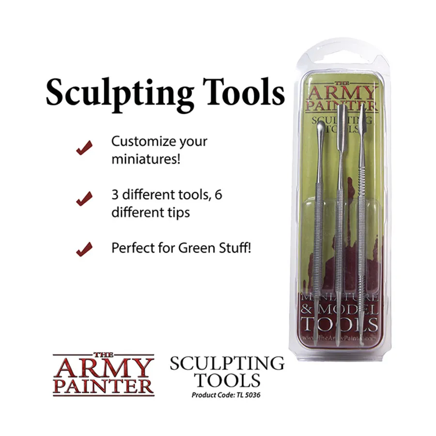 Инструменты для лепки, Tools (The Army Painter)
Инструменты для лепки, Tools (The Army Painter)