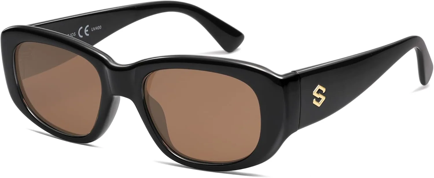 Солнцезащитные очки SOJOS Retro Large Rectangle Polarized Sunglasses для женщин и мужчин, винтажная массивная оправа, 80-е и 90-е годы, большие очки SJ2374, Brown
Солнцезащитные очки SOJOS Retro Large Rectangle Polarized Sunglasses для женщин и мужчин, винтажная массивная оправа, 80-е и 90-е годы, большие очки SJ2374, Brown