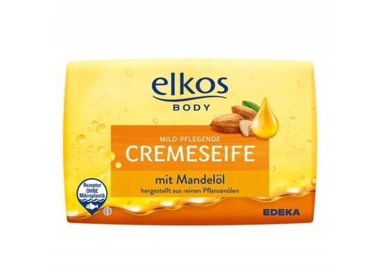 Кусковое мыло, Миндаль, 150г Elkos
Кусковое мыло, Миндаль, 150г Elkos