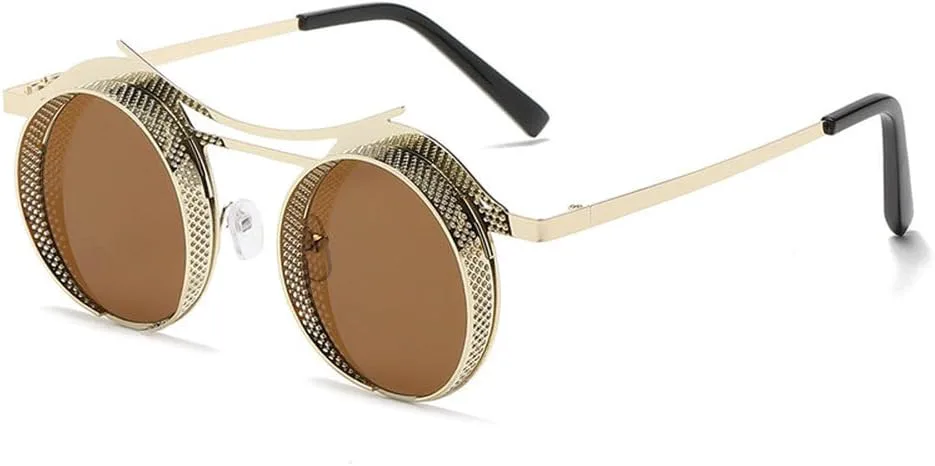 Круглые солнцезащитные очки для женщин и мужчин с металлической сеткой, индивидуальные солнцезащитные очки, защитные очки от УФ-излучения UV400 HVTVTLA, C7gold-brown
Круглые солнцезащитные очки для женщин и мужчин с металлической сеткой, индивидуальные солнцезащитные очки, защитные очки от УФ-излучения UV400 HVTVTLA, C7gold-brown