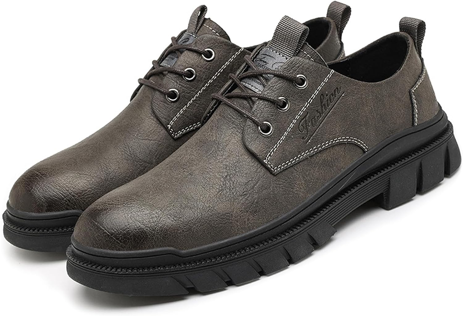 Мужские оксфорды из натуральной кожи на шнуровке, ручная строчка, круглый носок, повседневные комфортные нескользящие плоские деловые туфли, модные кроссовки Lossarye, серый
Мужские оксфорды из натуральной кожи на шнуровке, ручная строчка, круглый носок, повседневные комфортные нескользящие плоские деловые туфли, модные кроссовки Lossarye, серый