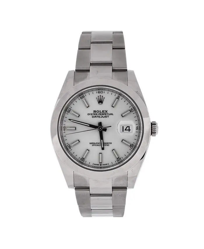 Часы Oyster Perpetual Datejust автоматические, корпус из нержавеющей стали, 41 мм Pre-Owned Rolex, белый
Часы Oyster Perpetual Datejust автоматические, корпус из нержавеющей стали, 41 мм Pre-Owned Rolex, белый