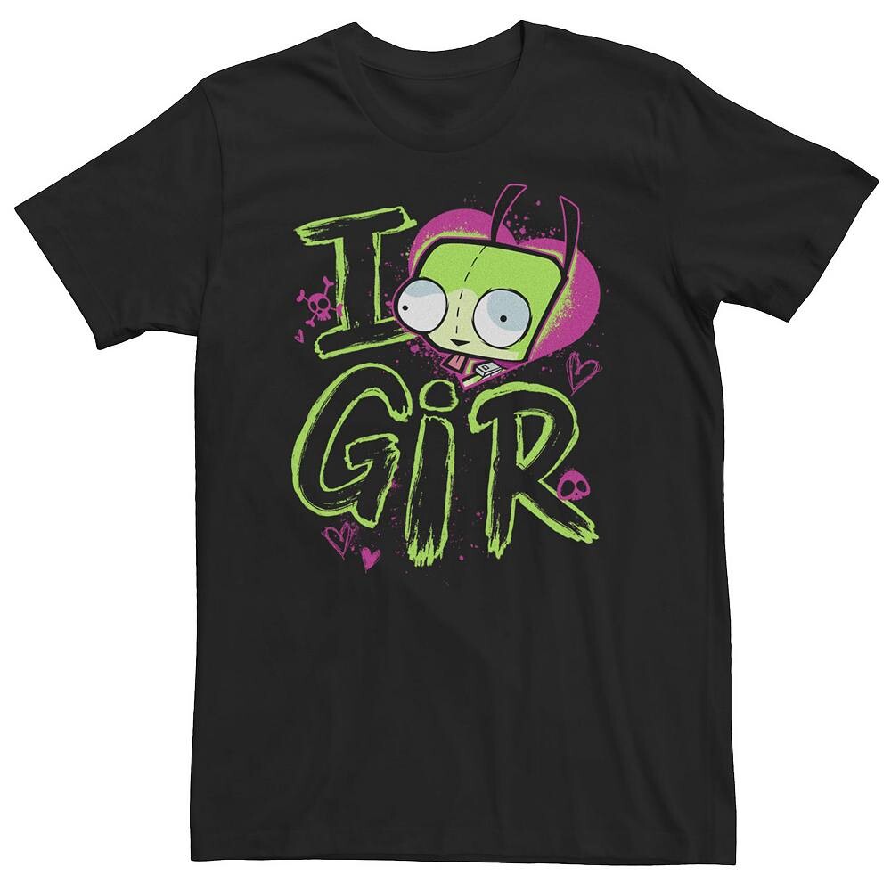 Футболка с сердечками Big & Tall Invader Zim I Love Gir Licensed Character, черный
Футболка с сердечками Big & Tall Invader Zim I Love Gir Licensed Character, черный