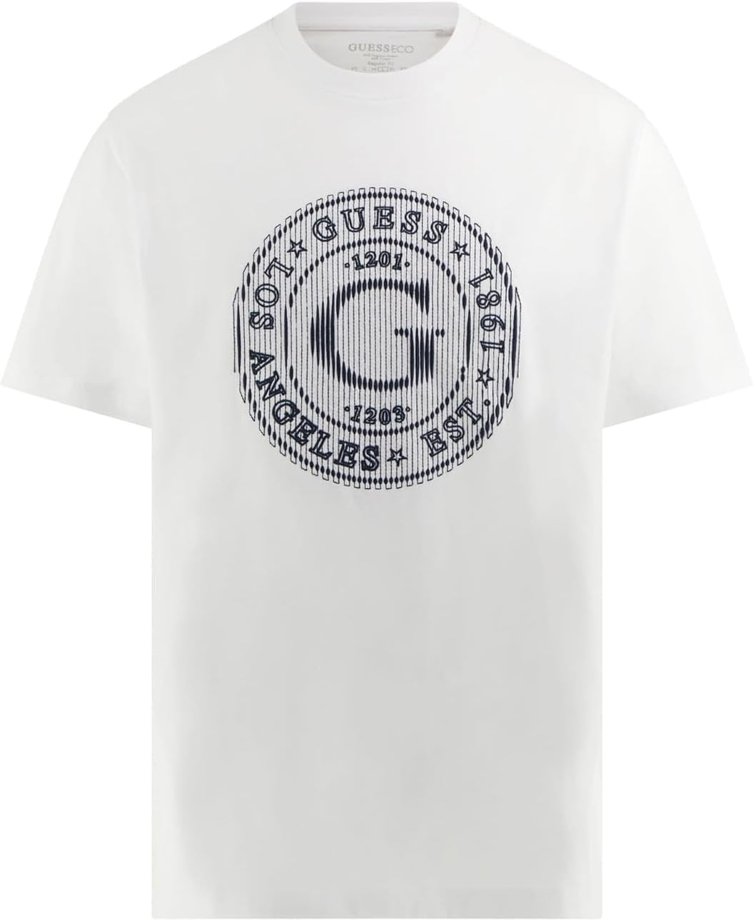 Мужская футболка Guess Eco с коротким рукавом и логотипом Big G, Pure White, Белый, Мужская футболка Guess Eco с коротким рукавом и логотипом Big G, Pure White
Мужская футболка Guess Eco с коротким рукавом и логотипом Big G, Pure White, Белый, Мужская футболка Guess Eco с коротким рукавом и логотипом Big G, Pure White