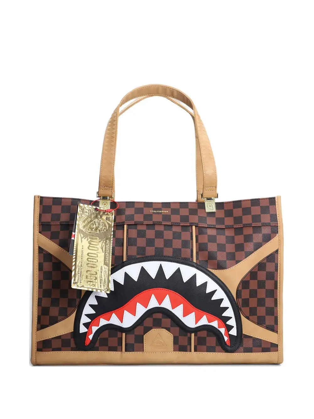 Сумка-тоут Hennyville Tortuga с акулой Sprayground, коричневый
Сумка-тоут Hennyville Tortuga с акулой Sprayground, коричневый