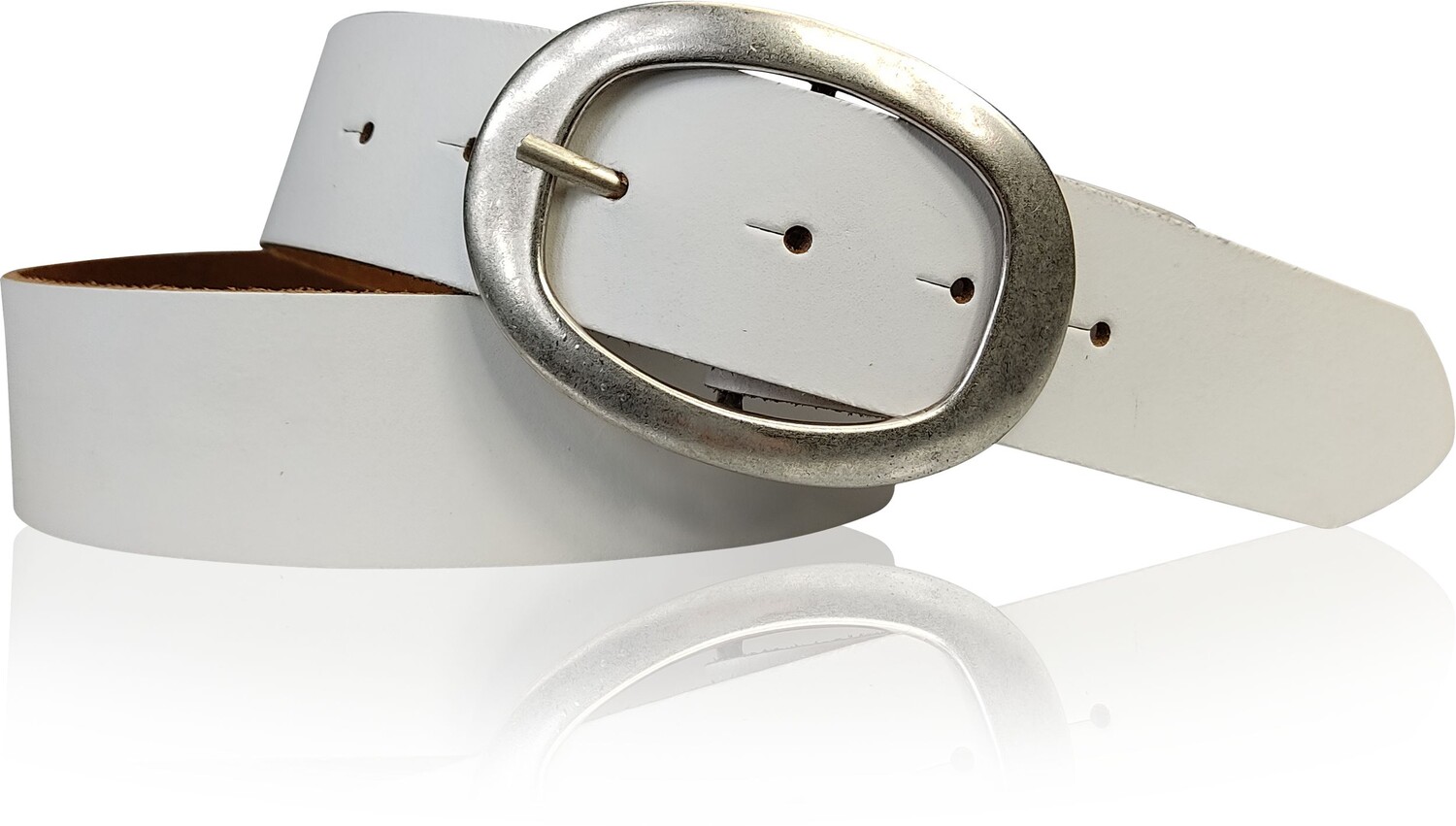 Кожаный ремень FRONHOFER, белый
Кожаный ремень FRONHOFER, белый