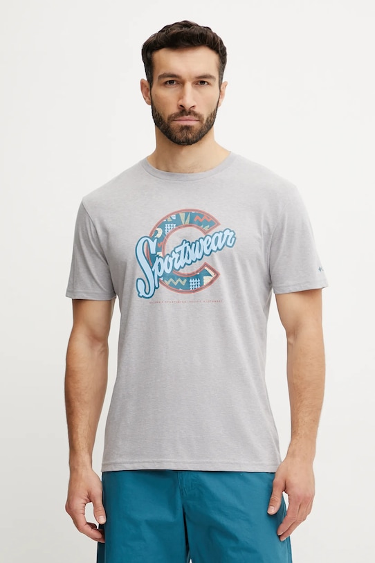 Хлопковая футболка Columbia, серый
Хлопковая футболка Columbia, серый