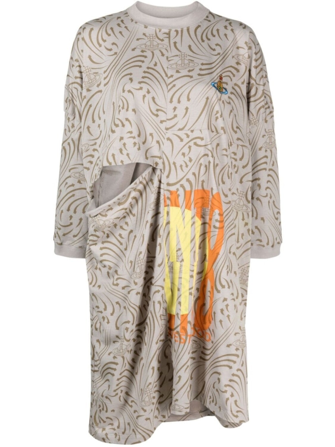 Vivienne Westwood платье-футболка Dolly, нейтральный цвет 
Vivienne Westwood платье-футболка Dolly, нейтральный цвет