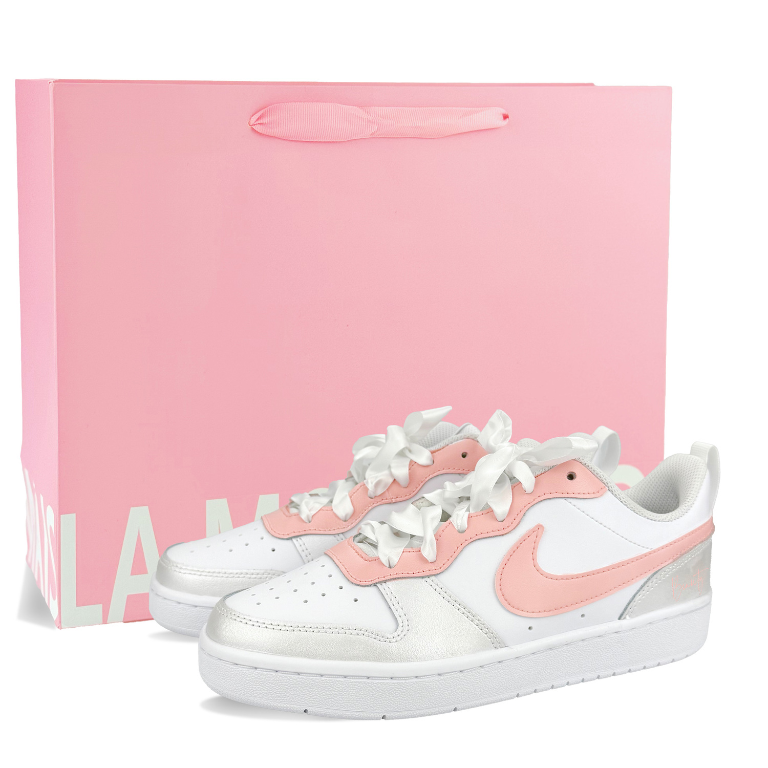 Nike Кроссовки Court Borough Slip Resistant Abrasion Resistant Shock Absorbers Low Top Kids' Skateboarding Shoes Silver Teenagers
Nike Кроссовки Court Borough Slip Resistant Abrasion Resistant Shock Absorbers Low Top Kids' Skateboarding Shoes Silver Teenagers