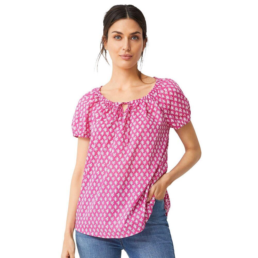 Женская крестьянская блузка Ellos больших размеров с вырезом в виде каплевидного выреза, цвет Tropical Raspberry
Женская крестьянская блузка Ellos больших размеров с вырезом в виде каплевидного выреза, цвет Tropical Raspberry