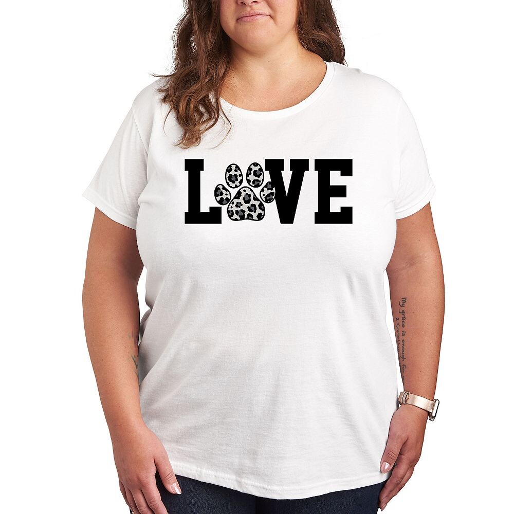 Футболка Plus Love с рисунком снежного барса Licensed Character, белый
Футболка Plus Love с рисунком снежного барса Licensed Character, белый