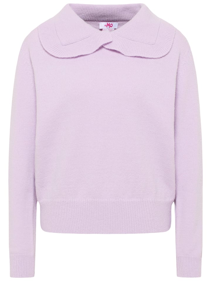 Женский вязаный свитер светло-фиолетового цвета myMo
Женский вязаный свитер светло-фиолетового цвета myMo