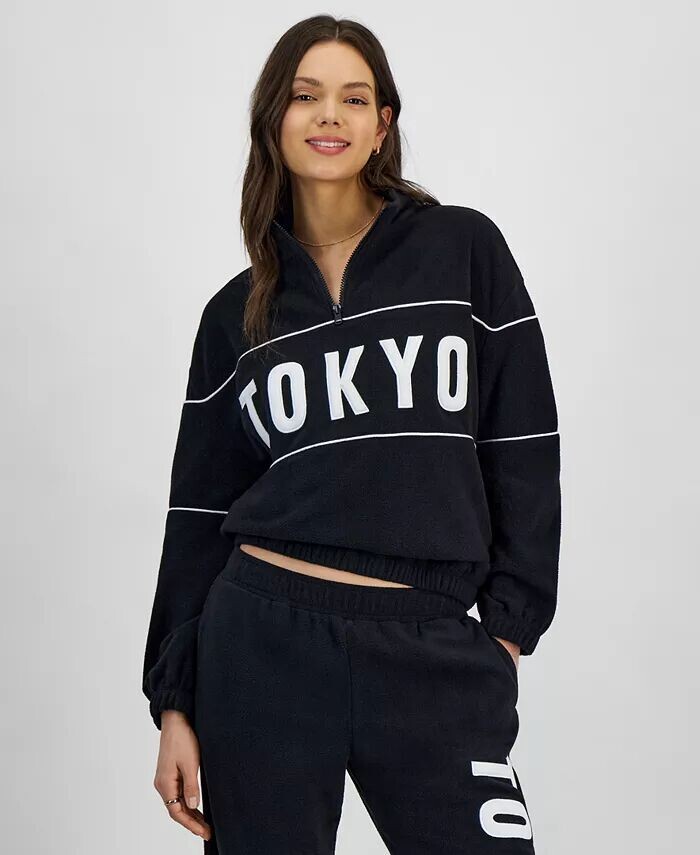 Свитшот Tokyo Fleece Juniors с застежкой-молнией на четверть длины Rebellious One, черный
Свитшот Tokyo Fleece Juniors с застежкой-молнией на четверть длины Rebellious One, черный