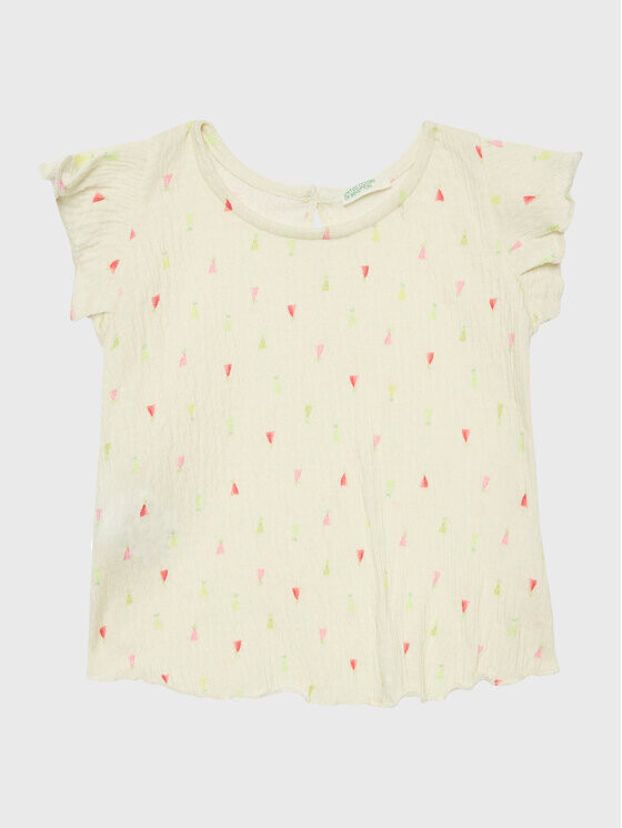 Блуза стандартного кроя United Colors Of Benetton, экрю
Блуза стандартного кроя United Colors Of Benetton, экрю