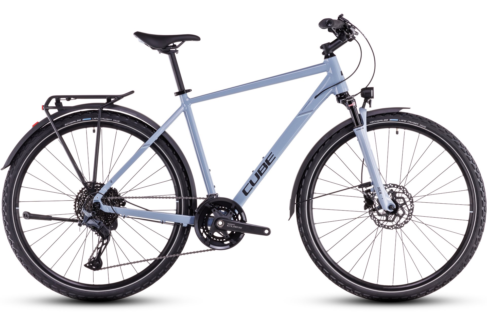 Трекинговый велосипед Cube Nature exc allroad - 28 дюймов - diamant - 2026, blau | pigeonblue´n´black
Трекинговый велосипед Cube Nature exc allroad - 28 дюймов - diamant - 2026, blau | pigeonblue´n´black