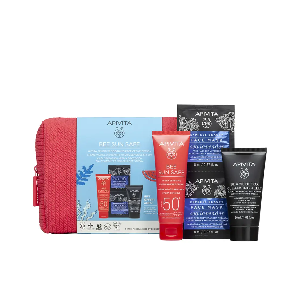 Крем для лица Bee sun safe hydra sensitive crema facial calmante spf50+ estuche Apivita, 5 шт.
Крем для лица Bee sun safe hydra sensitive crema facial calmante spf50+ estuche Apivita, 5 шт.