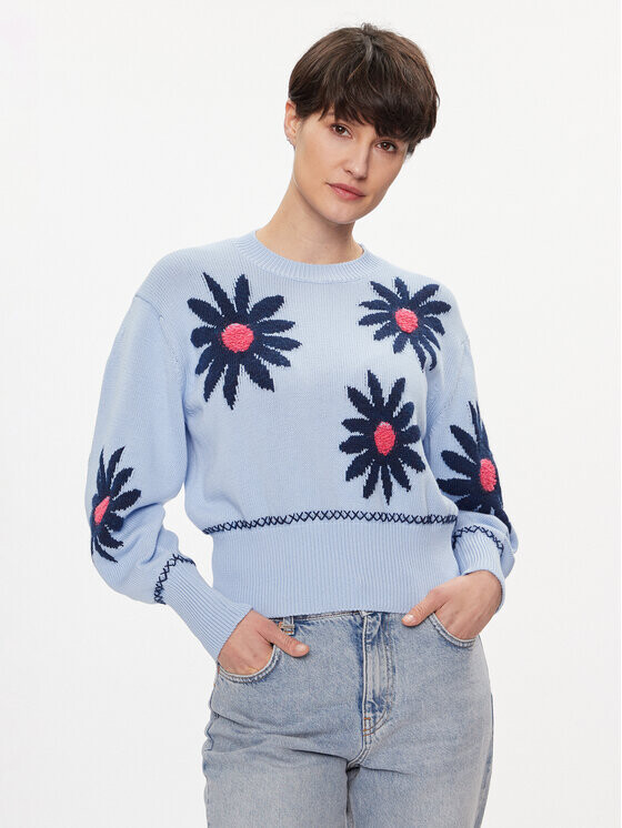 Свитер обычного кроя United Colors Of Benetton, синий
Свитер обычного кроя United Colors Of Benetton, синий