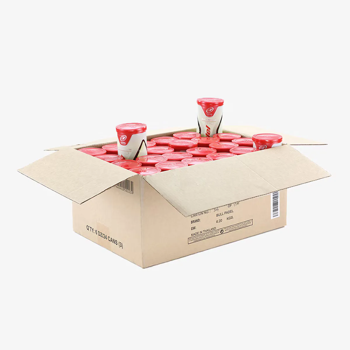 Коробка из 24 банок по 3 мяча для весла Premium PRO Bullpadel, жёлтый
Коробка из 24 банок по 3 мяча для весла Premium PRO Bullpadel, жёлтый