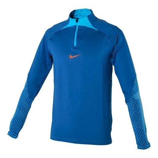 Футболка Men's Nike Soccer/Football Half Zipper Stand Collar Long Sleeves Pullover Blue T-Shirt DH8733-407
Футболка Men's Nike Soccer/Football Half Zipper Stand Collar Long Sleeves Pullover Blue T-Shirt DH8733-407