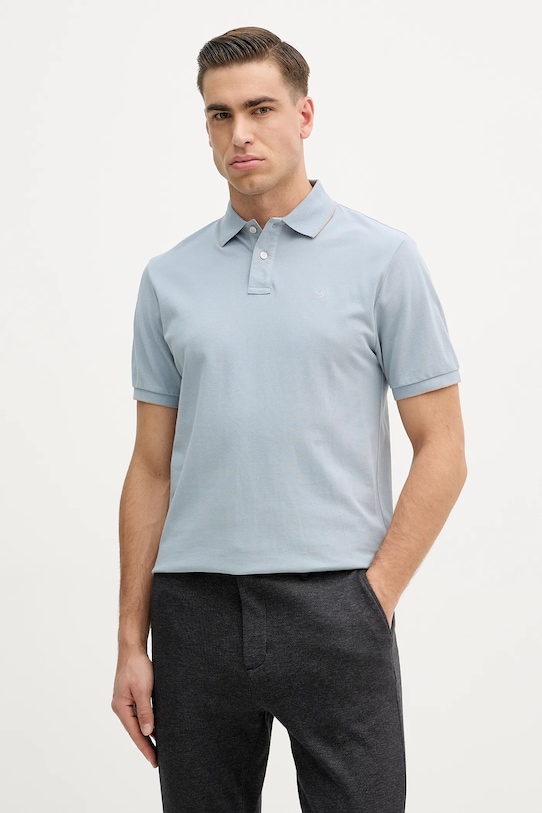 Хлопковое поло Hackett London, синий
Хлопковое поло Hackett London, синий