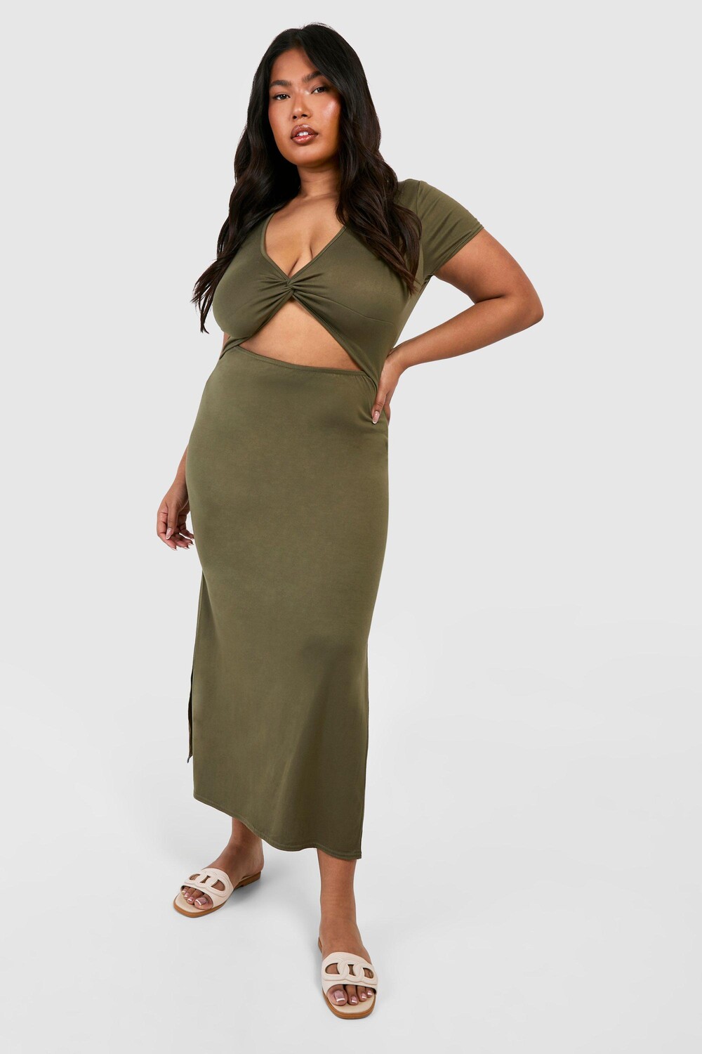 Платье мидакси из супермягкого трикотажа с закрученной передней частью спереди boohoo, хаки
Платье мидакси из супермягкого трикотажа с закрученной передней частью спереди boohoo, хаки