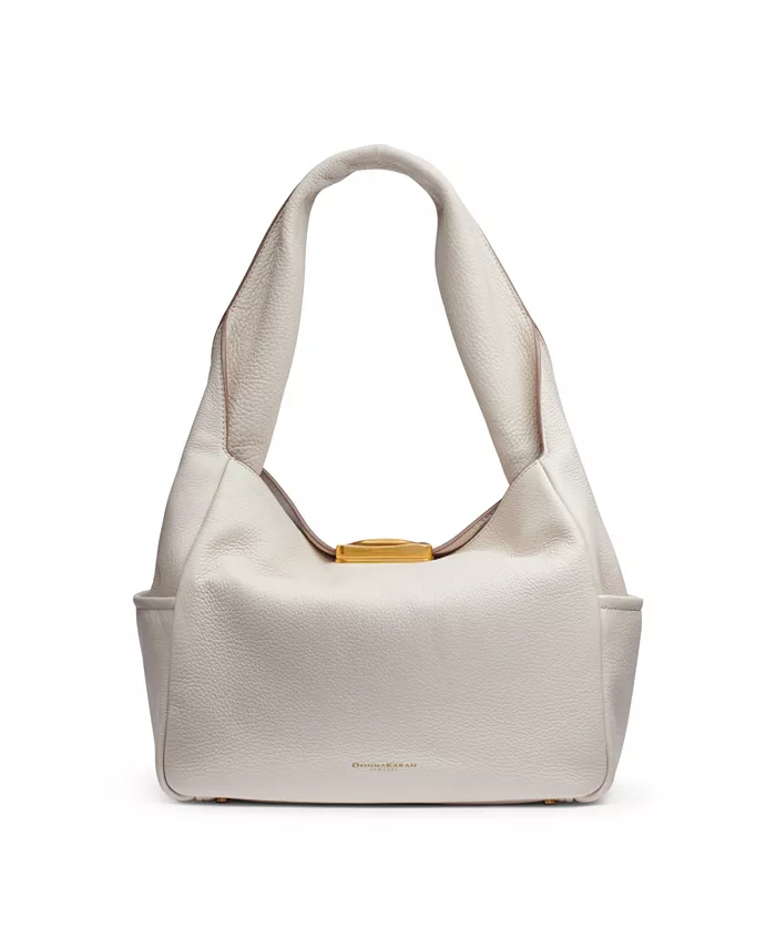 Сумка на плечо из мягкой рифленой кожи Amagansett с рельефной магнитной застежкой Donna Karan New York, коричневый/бежевый
Сумка на плечо из мягкой рифленой кожи Amagansett с рельефной магнитной застежкой Donna Karan New York, коричневый/бежевый