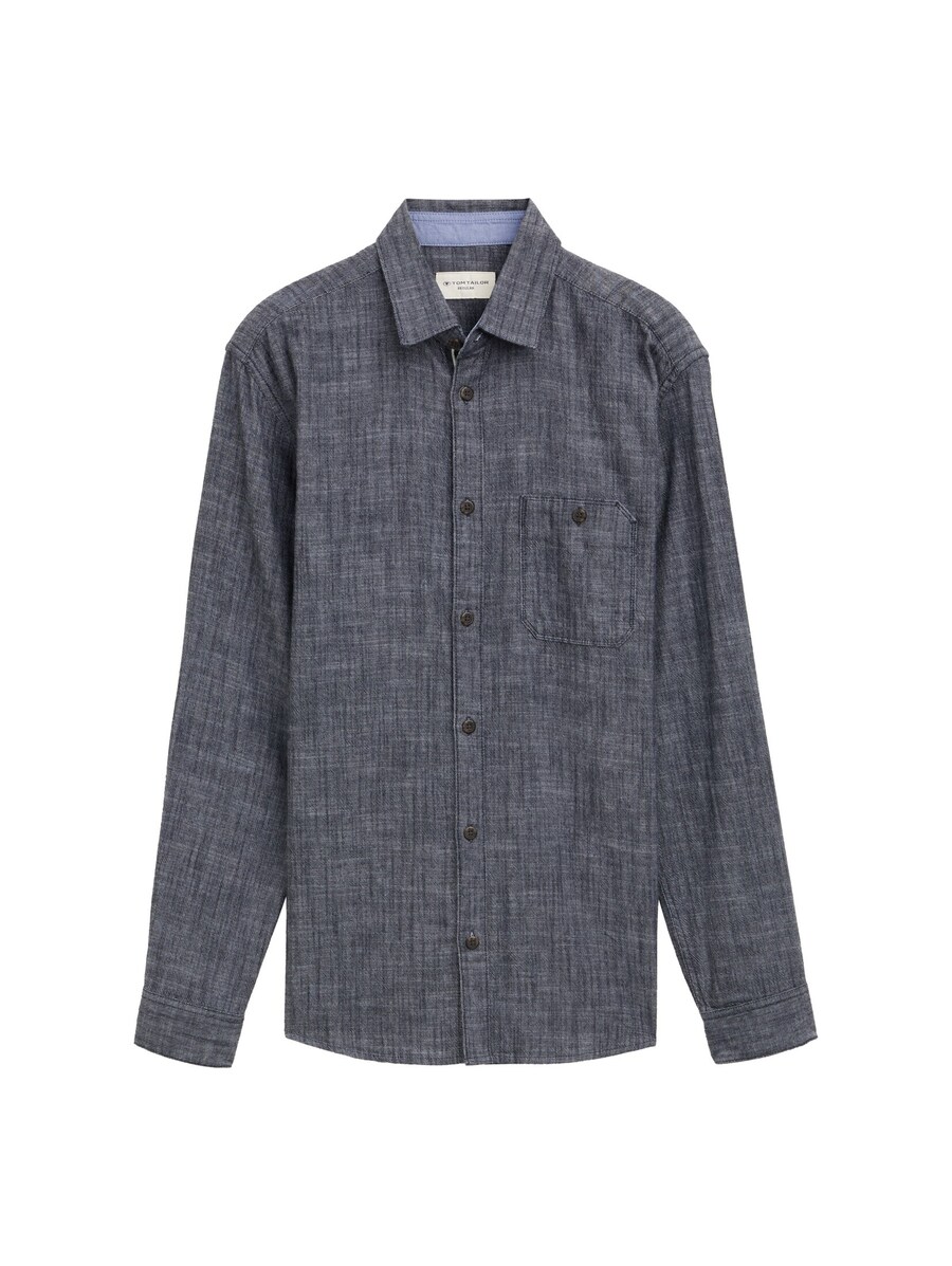 Рубашка на пуговицах классического кроя TOM TAILOR, темно-синий
Рубашка на пуговицах классического кроя TOM TAILOR, темно-синий