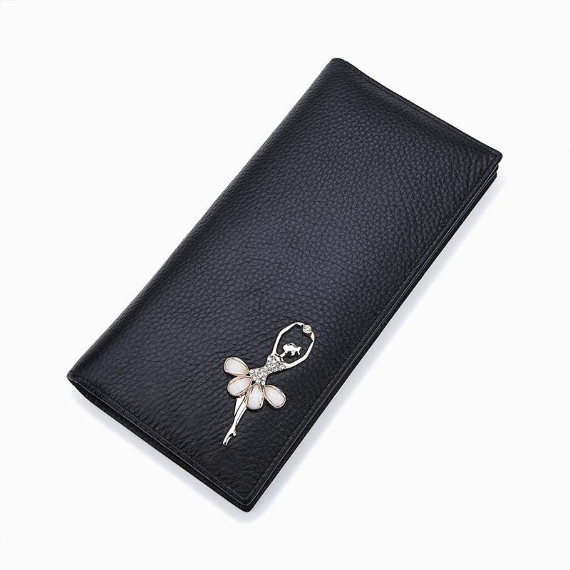 MEXICAN Женский бумажник из натуральной кожи коровы черный розовый бежевый, Black Long
MEXICAN Женский бумажник из натуральной кожи коровы черный розовый бежевый, Black Long