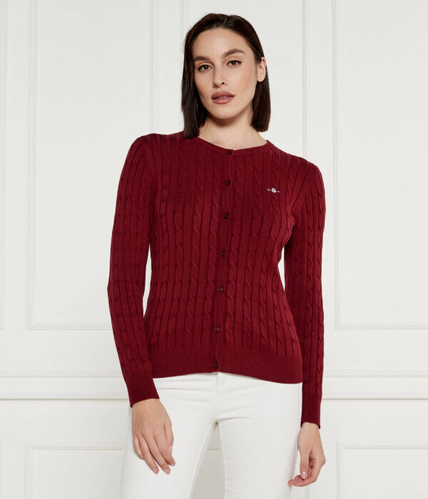 Кардиган Gant Slim Fit, бургундия
Кардиган Gant Slim Fit, бургундия