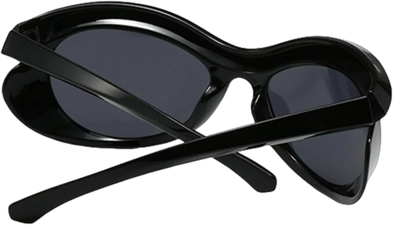 Винтажные солнцезащитные очки для женщин и мужчин в стиле панк, популярные, роскошные, с большой оправой, защита от УФ-излучения UV400 TYUVIVO, Blue Black
Винтажные солнцезащитные очки для женщин и мужчин в стиле панк, популярные, роскошные, с большой оправой, защита от УФ-излучения UV400 TYUVIVO, Blue Black