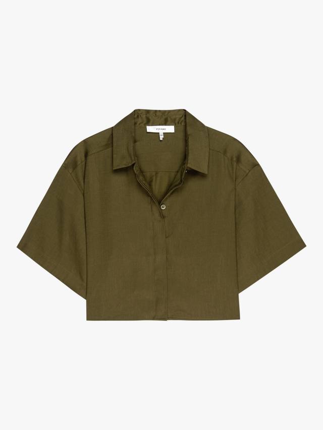 Простая блузка свободного кроя FRAME, Khaki
Простая блузка свободного кроя FRAME, Khaki