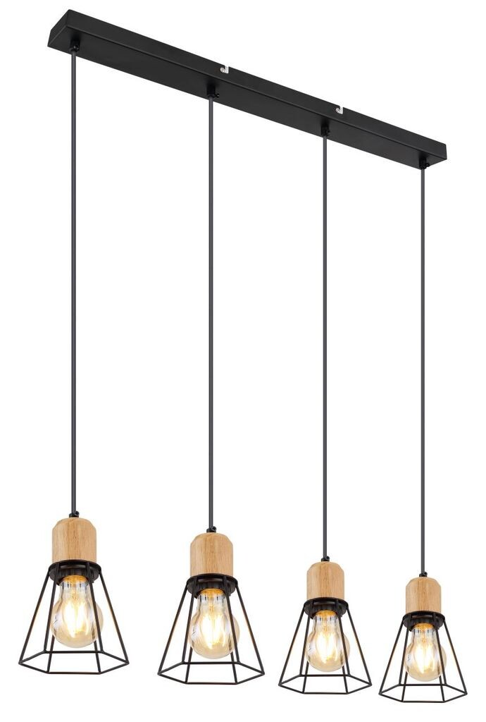 Подвесной светильник Globo Lighting металлический черный матовый, коричневый под дерево, черный металл матовый, ДxШxВ: 713x120x1200 мм, без 4x E27 60 Вт 230 В.
Подвесной светильник Globo Lighting металлический черный матовый, коричневый под дерево, черный металл матовый, ДxШxВ: 713x120x1200 мм, без 4x E27 60 Вт 230 В.