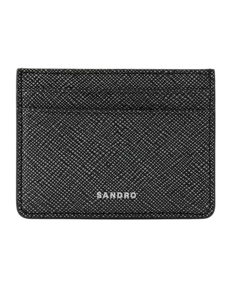 Мужской держатель для карт из синтетической кожи Sandro, чёрный 
Мужской держатель для карт из синтетической кожи Sandro, чёрный