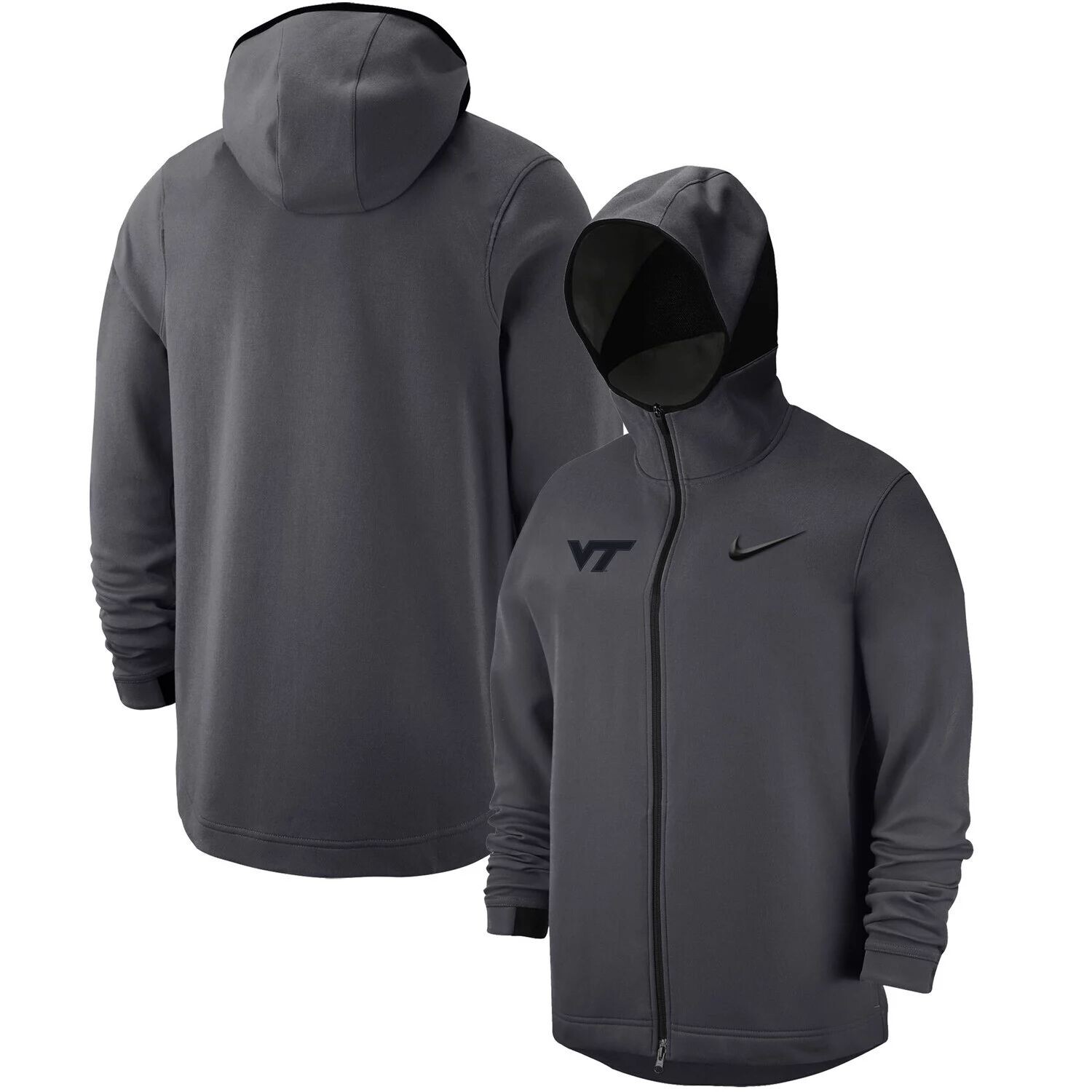 Мужская толстовка с молнией во всю длину антрацита Virginia Tech Hokies в тон Showtime Nike
Мужская толстовка с молнией во всю длину антрацита Virginia Tech Hokies в тон Showtime Nike
